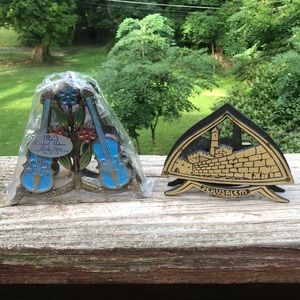 Judaica napkin holders….two